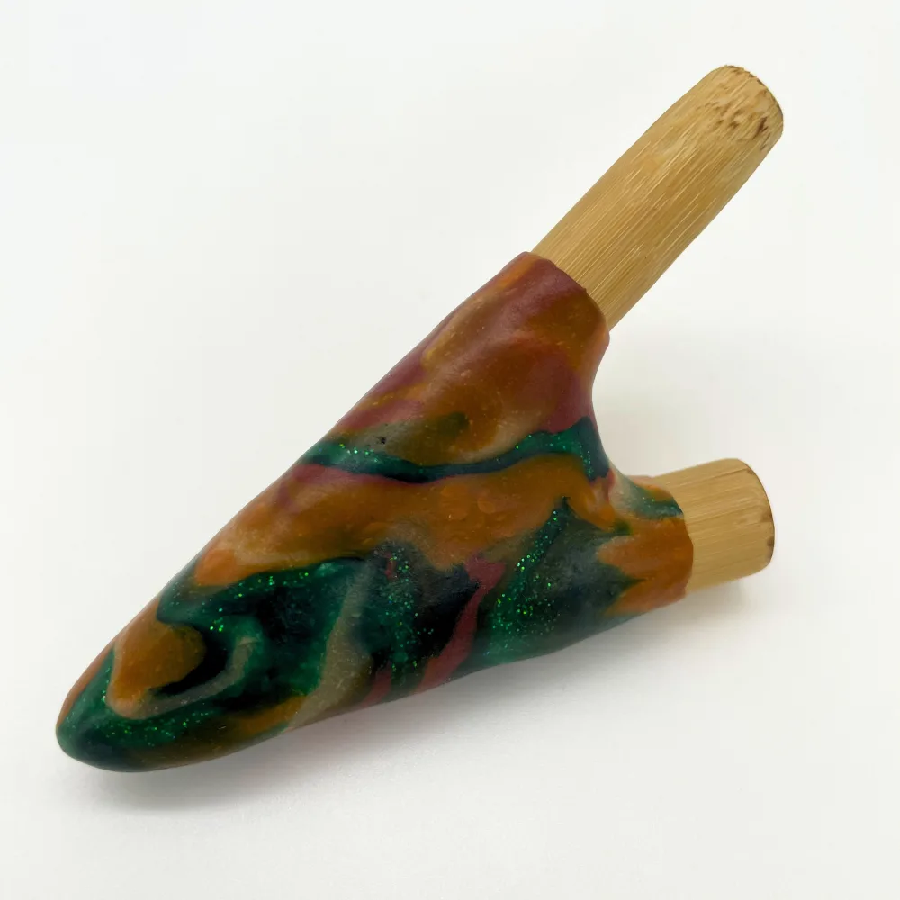  Трубка для Рапэ Курипи "Символика Благополучия" 