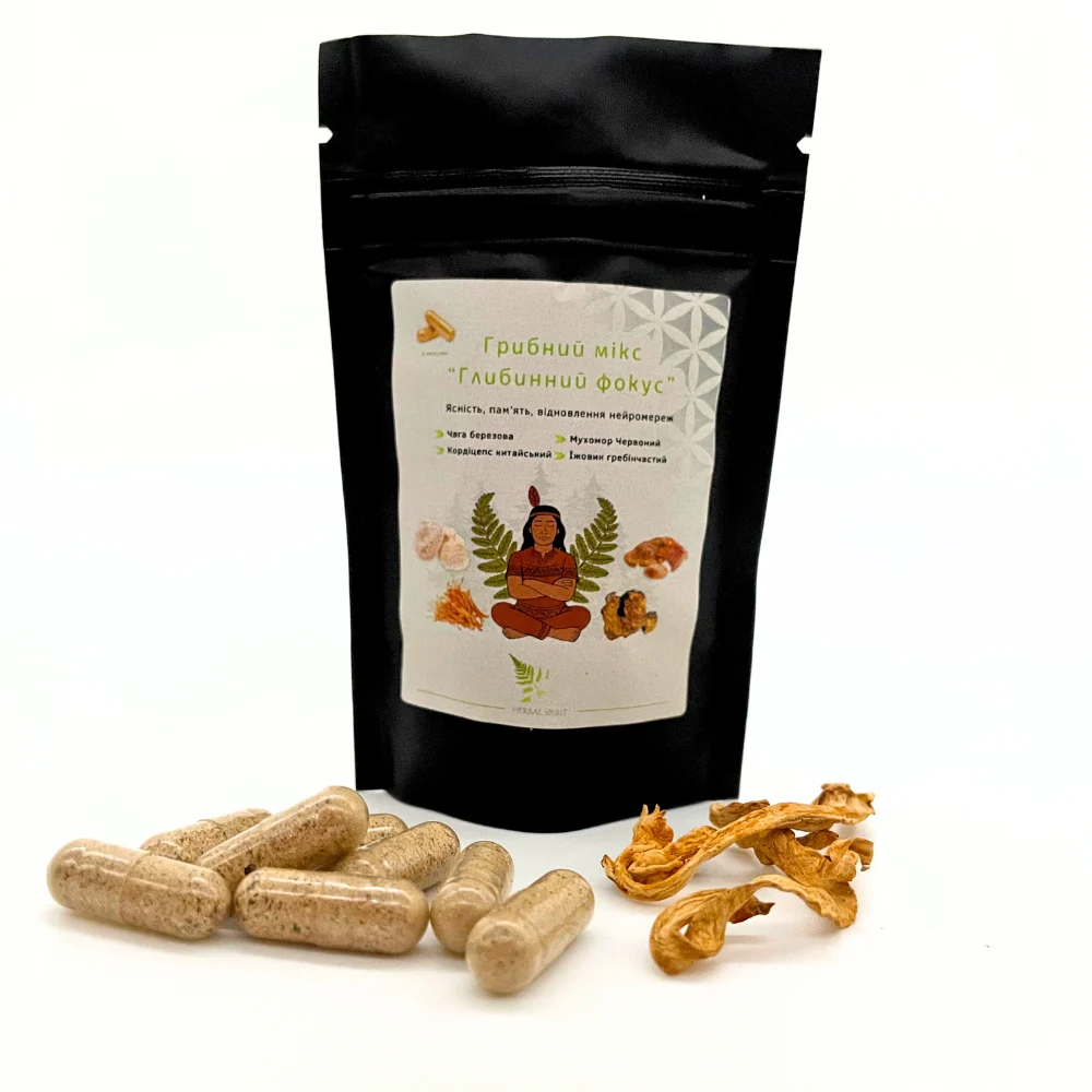 Грибной Микс "Глубинный Фокус" 30 капсул