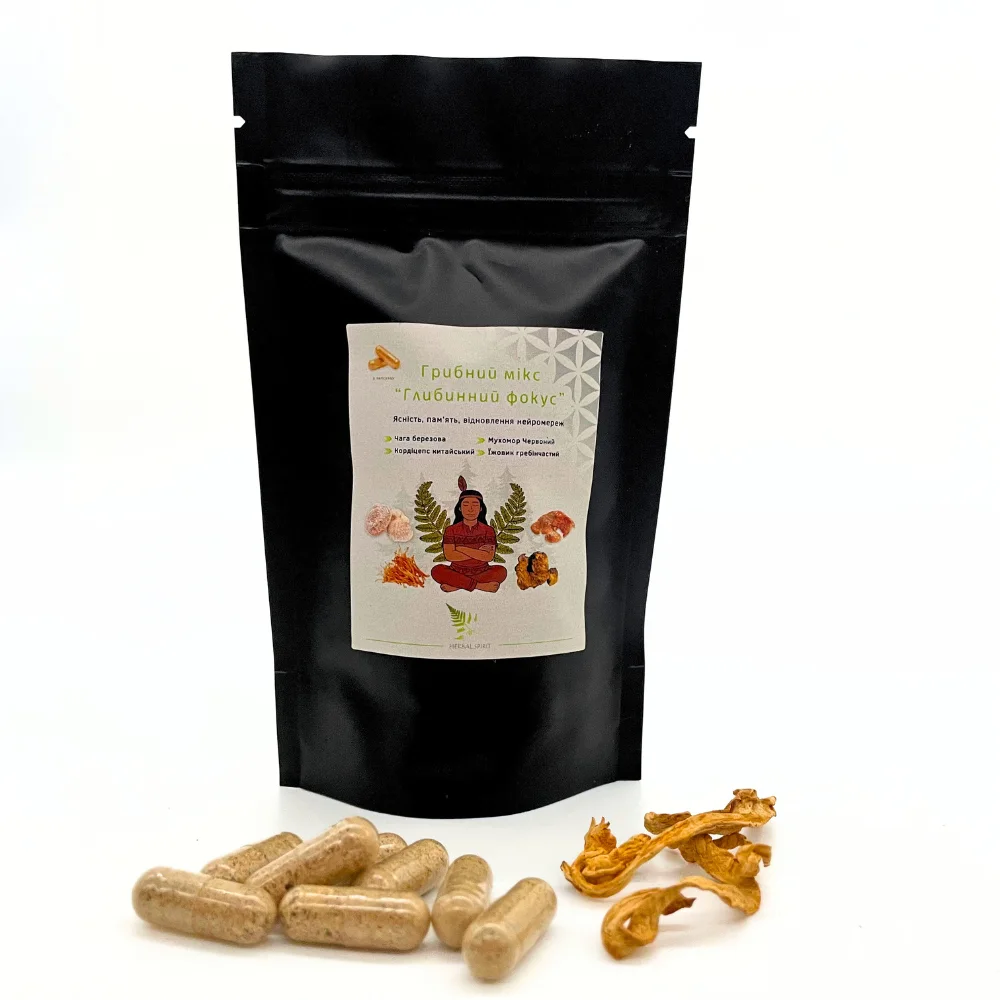 Грибной Микс "Глубинный Фокус" 60 капсул