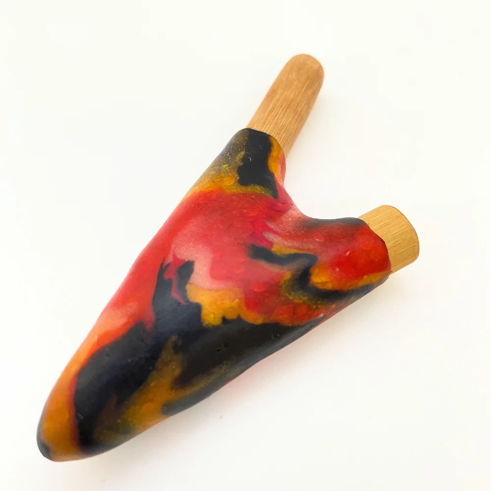  Трубка для Рапэ Курипи "Огненная Хамса" 