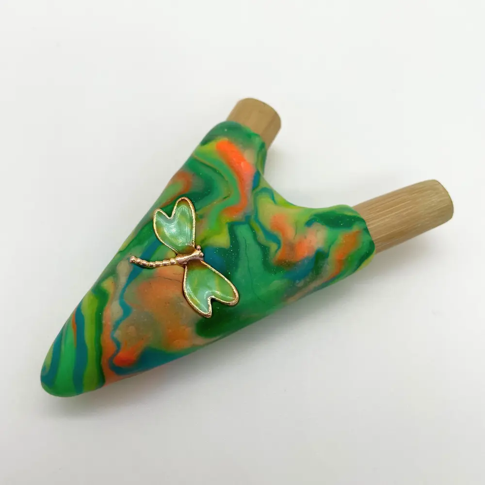  Трубка для Рапе Курипи «Танец Ветра и Листьев» 