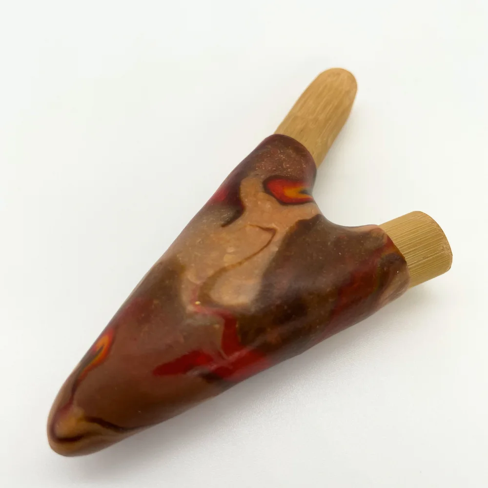  Трубка для Рапэ Курипи "Трипольская Глина" 