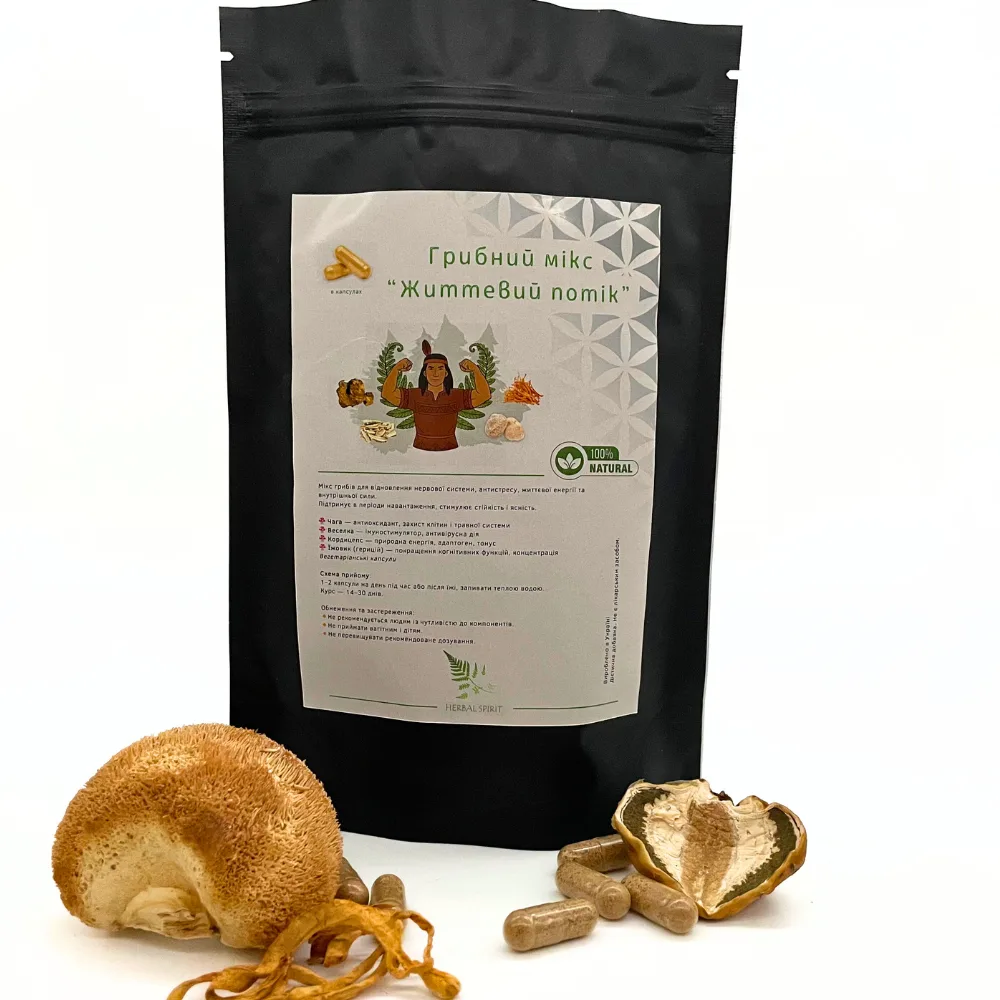 Грибной Микс "Жизненный Поток" 120 капсул