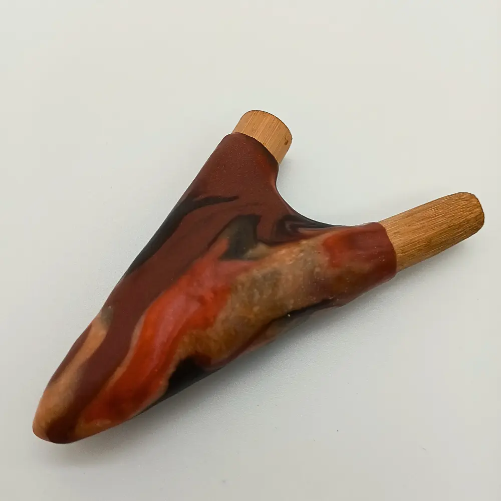 Трубка для Рапэ Курипи "Трипольская Глина"