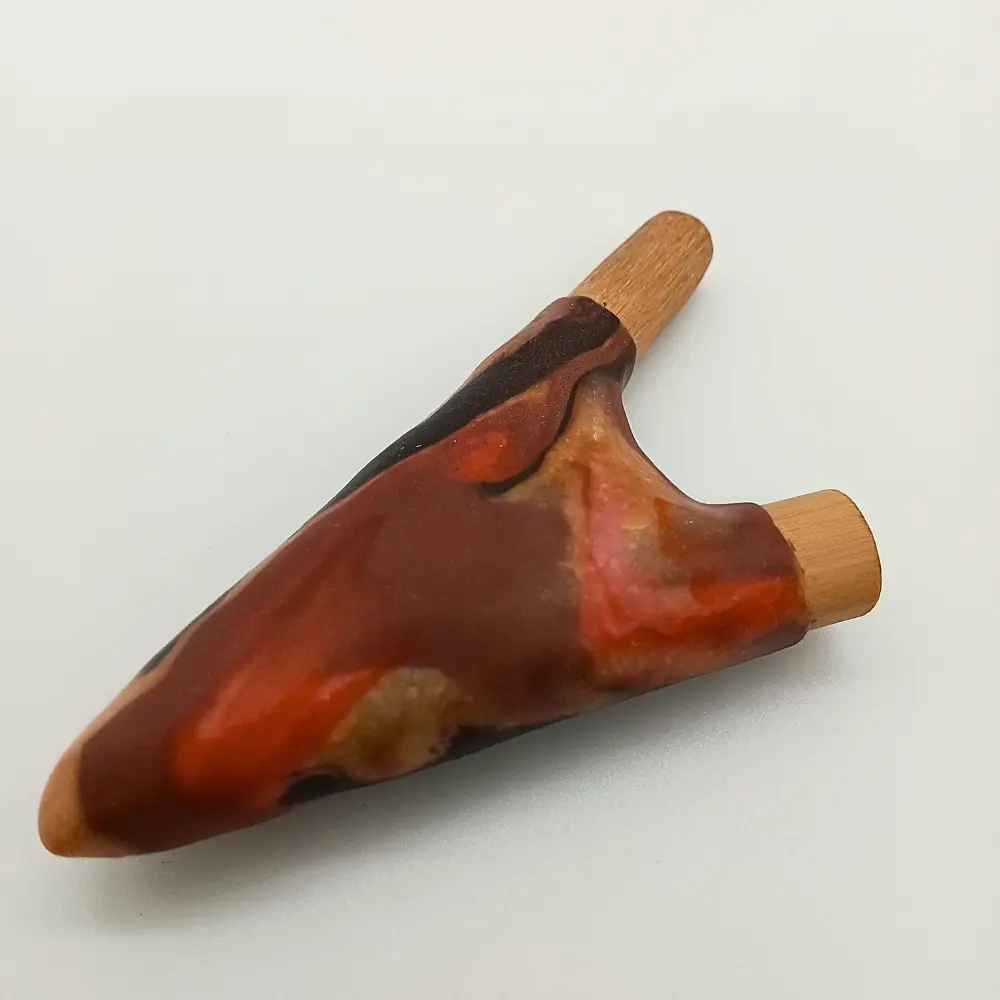  Трубка для Рапэ Курипи "Трипольская Глина" 