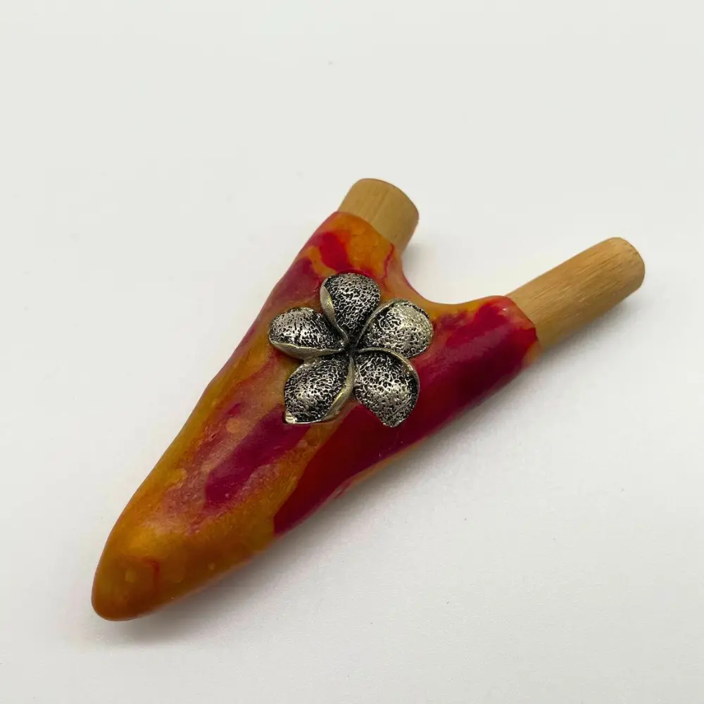 Трубка для Рапэ Курипи "Цветок Яванава"