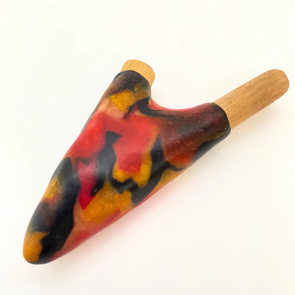 Трубка для Рапэ Курипи "Огненная Хамса"